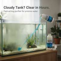 Aquarium Water Purifier and Clarifier for Fish Tanks - Removes Algae, Odor, and Bacteria
