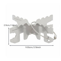 Cooktop Cross Stand Resistant Camping Cooktop Pot Support Outdoor Gear for Hikers, Backpacking