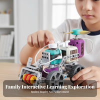 Science technologynology Engineering Math Education Snap Circuit Kit Hands-on Learning Snap Circuit Set Easy to Build Educational Toy No Soldering Required for children 6+, Students, Beginners, Birthday Gift, Home, Classroom, Science Fairs