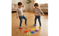 24 Pieces Numbered Carpet Markers Educational Carpet Markers with Numbers Colorful for Teachers, Preschoolers, Classroom, Preschool, Playroom