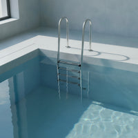 Stainless Steel Pool Ladder Polished Pool Ladder with Non-Slip Steps Resistant
