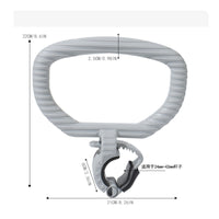 Ergonomic Adjustable Grip Handle Textured Locking Clamp Handle Contoured Grip Rods Quick-Adjust