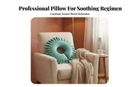 Removable and Washable Cover Massage Table Face Cradle Latex Foam Filling Face down Pillow Support Easy to Clean for Home Users, Salon, Spas