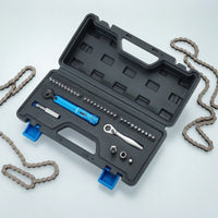 Tension Wrench with Pouch Secure Tension Wrench with Storage Case Reversible Bike Tool Kit for Cyclists