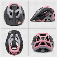Mountain Bike Helmet in-Molded Construction Bike Helmet with Visor Vented for Cyclists, Commuters, Trail Riding, Commuting