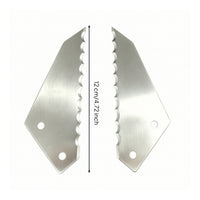 Food-Grade Hamburger Bun Cutter Blades Dishwasher Safe Bun Cutter Blades Precision Bread Cutter Uniform for Restaurants