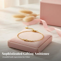 Mama Bracelet Delicate Design Stainless Steel Mama Bracelet Adjustable Chain