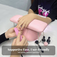 Soft & Comfortable Nail Hand Rest Easy to Clean Nail Art Hand Rest Long-Lasting for Manicurists, Beauty Professionals, Home Use, Travel