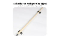 2 Pieces Double-Wheel Design Snooker Cue Straightness Tester Portable Cue Straightness Checker Lightweight