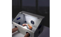 Dust-Proof Work Box Slanted Top Dust Collection Box Hand Grips for Workshop