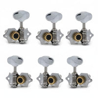 Guitar Machine Heads   3 on a Plate Tuning Mechanisms Metal Construction Musical Instrument Part for Guitarists, Luthiers
