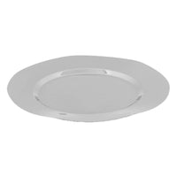 Irregular Round Fruit Plate Shallow Serving Tray with Wide Rims Low-Profile Fruit Tray for Hosts, Home Interior Designers, Hotel