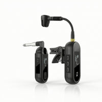 Wireless Instrument Audio Pickup System UHF Band Snap-on Wireless Audio Pickup System Rechargeable for Musicians