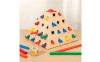 Wooden Pull Game Fine Motor Skills Tabletop Strategy Game Concentration Child Centered Balance Toy for Classroom
