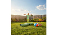 Foldable Balance Beam Dense Foam Core Soft Practice Beam Shock Absorbing for Beginners, Gymnasts, Home, Gym