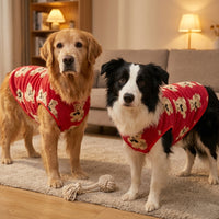 Winter Warm Dog Vest in Polyester, Casual Style Anti-Shedding Dog Coat for Unisex Husky Clothing, Golden Retriever and Labrador Clothing