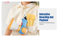 Mini Megaphone Speaker, Voice Amplifier, Recording Toy, Outdoor, Kids, Market Stall, Surprise Color