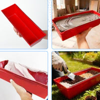 Rectangular Paint Scraper Box Deep Scraper Box with Blade Lightweight Easy-to-Clean for Painters, Decorators, DIYers, Painting, Renovation, Wall Repair