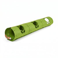 Plush Feline Tunnel Tunnel with Look-out Holes Interactive Cat Play Tunnel with Toy Indoor Noise-Absorbing for Cats, Kittens, Living Room
