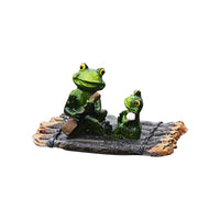 Frog and Turtle Pond Floating Animal Plant Decorations