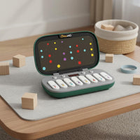Educational 7-Mode Rhythm Toy Piano Easy to Use Music Rhythm Game Machine Lights and Sounds Portable Pocket Piano Realistic Sound for Children