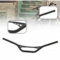 Motorcycle Handlebar Rigid Handlebar with Drilled Center Brace Minimalist Motorcycle Bar with Unsealed Terminals for Builders