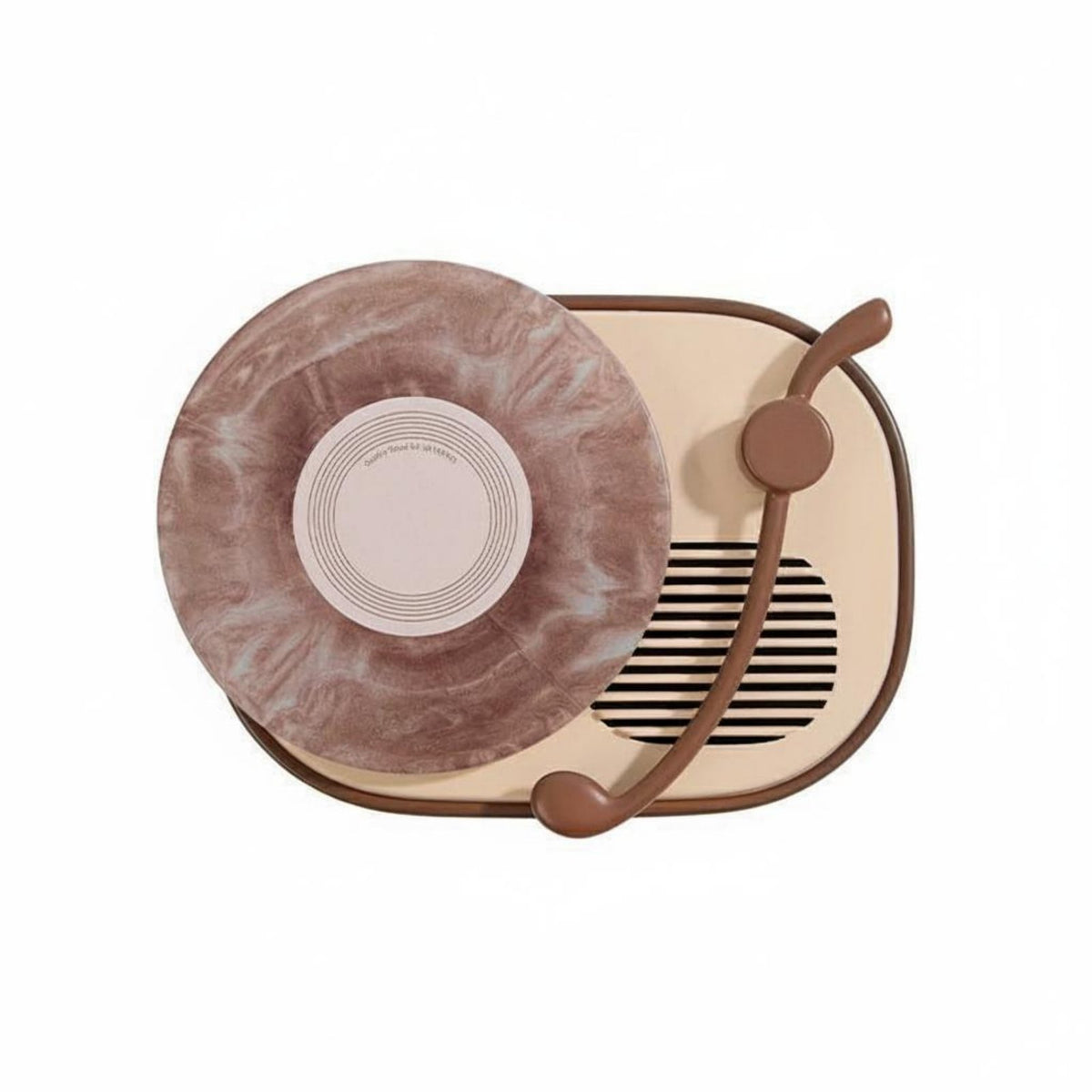 Retro Record Player 360-Degree audio Surround Audio Home Decoration Home Electronics for Desktop, Bedroom
