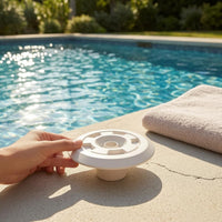 Glue-in Straight-Through Pool Fitting ABS Plastic Pool Inlet Fitting PVC Pipe Low-Profile