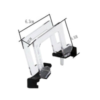 Transparent Design Violin Bow Posture Corrector Beginner Practice Aid Bow Alignment Guide ABS Material Music Accessory Lightweight for Beginners
