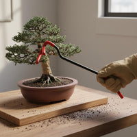 Chrome Vanadium Steel Bonsai Branch Bending Tool 33 Cm Bonsai Branch Shaping Tool Black Metal Body Garden Equipment Red Coated Ends