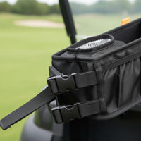 Utility Vehicle Front Storage Basket Easy Installation Universal Utility Vehicle Storage Carrier Insulated Cup Holders Vehicle Accessory