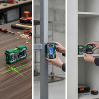 Two-axisAxis Digital Angle Gauge with Laser Digital Angle Detector with Laser Rechargeable Inclinometer with Bubble Level Easy-to-Read for Carpenters, Woodworkers, Diyers, Leveling, Alignment, Woodworking