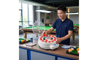 Tabletop Automatic Billiard Ball Cleaning Machine Handsunrestricted Billiard Ball Cleaning Machine with Transparent Cover Efficient Appliance User-Friendly for Game Rooms