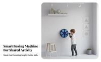Built-in Speaker Wall Mounted Electronic Punching Target Adjustable Speed Modes Wall Mounted Music Boxing Machine Digital Hit Counter Smart Reaction Training Machine Shock Absorbing Pads for Children, Beginners, Adults, Home