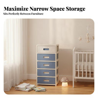 Thickened Construction Multi-Layer Toy Organizer Creative Design Textile Drawer Storage Universal Space-Saving children's Wardrobe Sturdy Frame for Apartment Dwellers, Students, Playroom, Nursery, Bedroom, Hallway