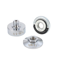 Portable M14/M10/5/8-11 Self-Locking Clamping Plate for Angle Grinder Quick Lock, Carbon Steel