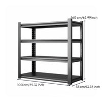 Thickened Steel Kitchen Kitchen Rack Stable and Sturdy Multi-Layer Storage Rack Easy Assembly Heavy Duty Metal Shelving Adjustable Shelves for Pantry, Warehouse, Garage, Basement