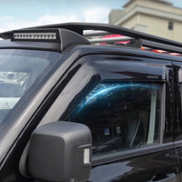 4 Pieces Black Trim Vehicle 300 Rain Guard Exterior Install Rear View Mirror Rain Guard Included Accessories Battery Protection Cover