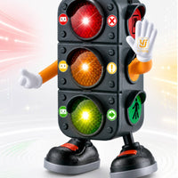 Musical Traffic Light Toy | Rechargeable, Interactive Toy with Music, for Early Learning