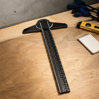 T right angle Ruler Multi-Function Carpentry Angle Ruler Aluminum Alloy Marking Tool for Woodworkers
