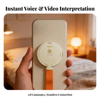 AI Voice Interpreter Instant Interpretation Portable Language Interpreter Simultaneous Interpretation Mobile Accessory for Journeyers, Travel