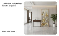 Movable Design Freestanding Art Panel Light Luxury Aesthetic Room Divider Lightweight Privacy Screen Double Purpose for Homeowners, Interior Designers, Separate Ice Workers, Entryway, Bedroom, Studio Apartment