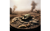 M103a2 Heavy Tank Model Movable Turret 1/144 Scale M103A2 Tank Model 3D Printed Cold Conflict US Armored Vehicle for Collection Display