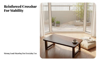 Minimalist Design Collapsible Floor Table Space-Saving Foldable Floor Desk Multi-Functional Household Furniture Portable for Small Apartment Dwellers, Minimalists, Bay Window, Living Room, Bedroom, Meditation