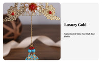 Traditional Chinese Attire Hair Accessory Set Gold-Plated Chinese Traditional Chinese Attire Hair Accessory Set Traditional