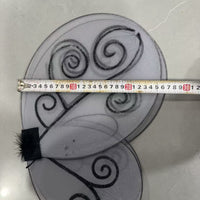 Gray Bee Wings Folding Fairy Butterfly Wings Costume Accessory