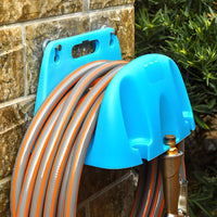Wall Mounted Hose Reel Space Saving Water Hose Storage Rack Kink