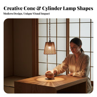 Woven Paper Rope Hanging Lamp Handwoven Rustic Simplicity Design Ceiling Lamp Indoor Lighting Minimalist Design