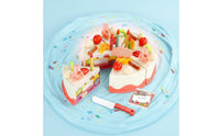 Hook and Loop Fasteners Pretend Birthday Cake Set Hook and Loop Fasteners Pretend Birthday Cake Develops Social Skills Light-Up Candle for Preschoolers