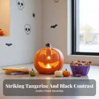 pumpkin face'-Lantern wobble toy Festive Halloween Design Inflatable Prop for Families